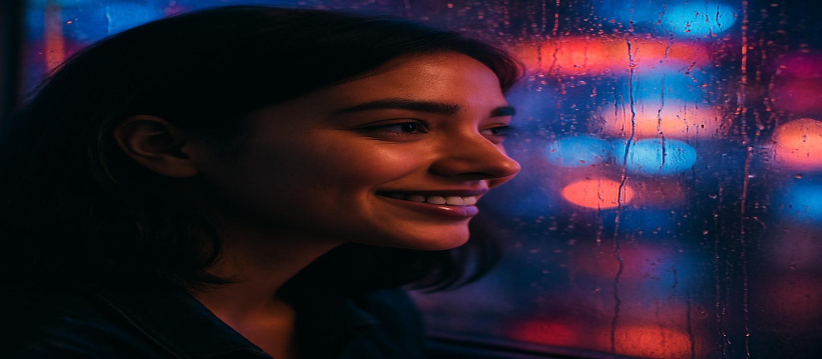 উজ্জ্বল গেমিং প্ল্যাটফর্মের পরিবেশে আর্কেড মেশিনের পাশে হাসিখুশি এক তরুণী